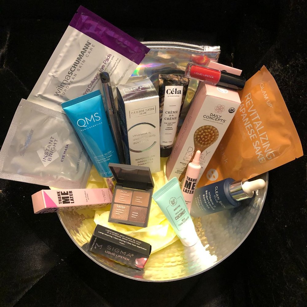 (13) BUNDLE OF SKINCARE & COSMETIC ACC...